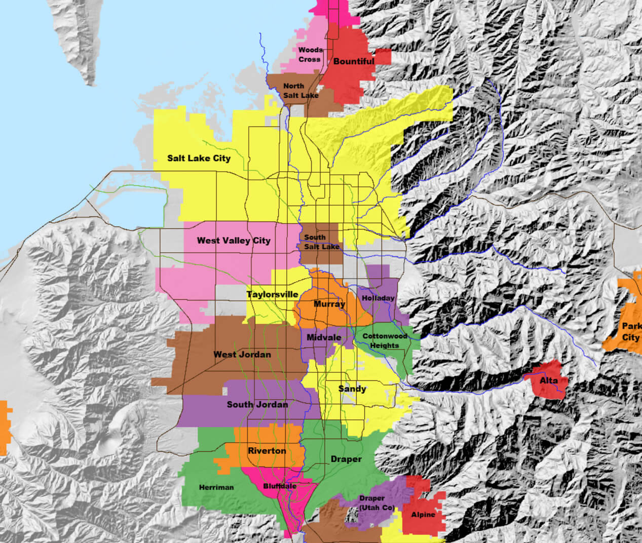 West Valley City Districts Map